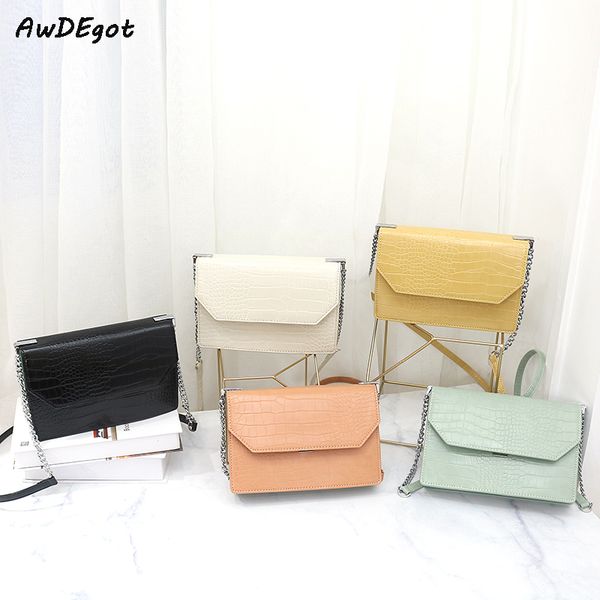 

новая красочных ages crossbody мешки плеча trend дизайнерской сумка сумка для женщин осени кошельков женских croco печатной желтой сумки