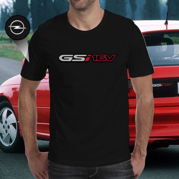 

2019 new summer cool tee shirt t-shirt gsi 16v germany car astra kadett corsa manta cotton t-shirt
