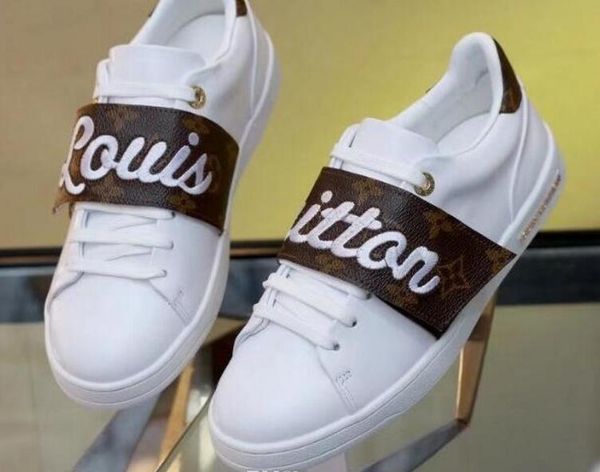 

with box)designer shoes luxury women run shoes genuine leather casual shoes for women sneakers womens sneaker size 35-42, Black