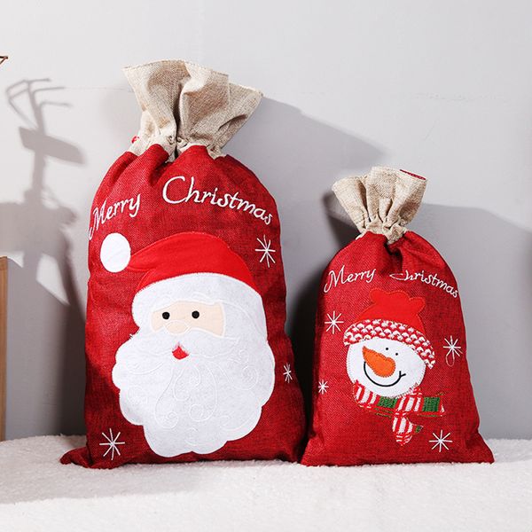 

1pc packing bags christmas gift bags christmas candy xmas happy new year 2021 decor for home