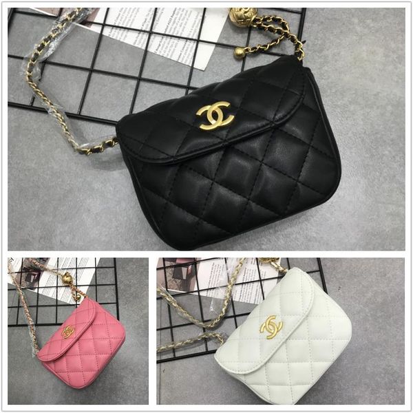 

fashion luxury woman designer handbag leather lambskin flip bag chain messenger shoulder bag wallet tote bagdesigner brand 16cm