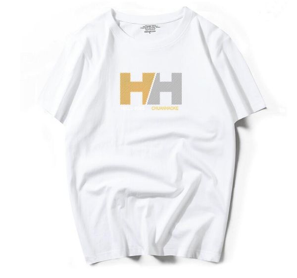 

2020 trending products sweats mens designer t shirt brand sweatshirt men women clothes casual short sleeve hip hop tees 7 color, White;black