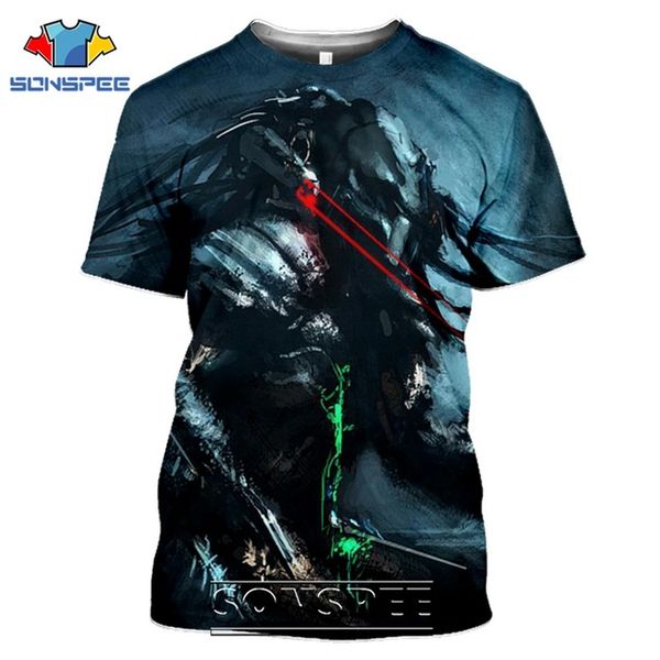 

predator aliens movie 3d print shirts kawaii comics humor men clothing
