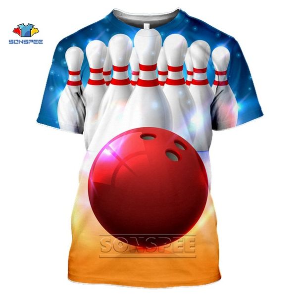 

popular sports bowling 3d style 3d print shirts funny aesthetic harajuku men clothing