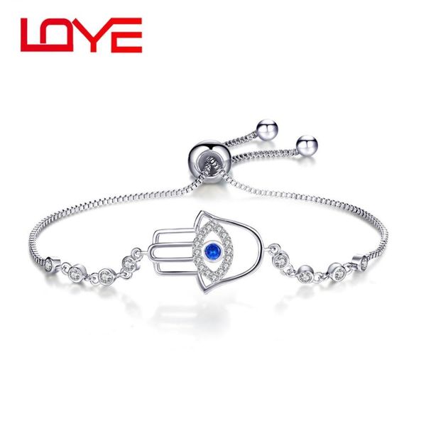 

fashion devil's eye inlaid zircon copper bracelet, Black