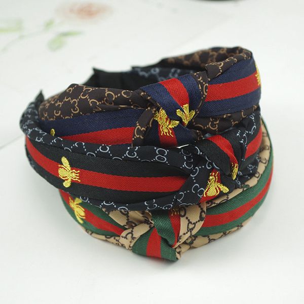 

baby girls baby children's hairband women fashion turban striped hair band letters pattern print hair accessories 10 colors, Slivery;white