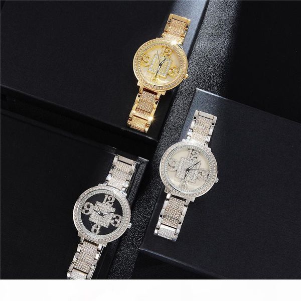 

новая мода мужские часы hip hop bling алмазная iced out часы кварцевые мужские часы nice gift, Slivery;brown