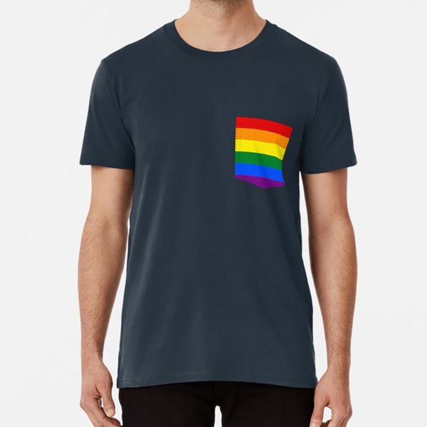 

lgbt pride флаг карманный т shirtt рубашка lgbt lgbtq pride радуга флаг карманный лесбийская гей би транс