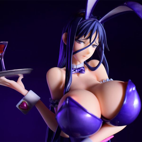 

27см scale sexy банни девушка suzuhara миса фигурку mahou shoujo пвх аниме модель подарка игрушки коллекционирование бюстгальтер съемный mx2