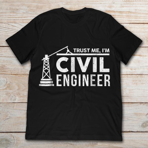 

brand trust me im civil engineer t-shirt men short sleeve t-shirt