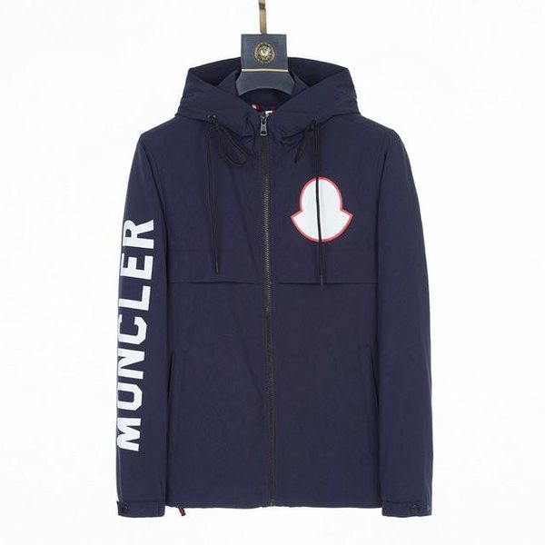 

2020 new mens designer jackets for spring autumn fashion luxury monc black red jacket hooded windbreaker new fashion jackets, Black;brown