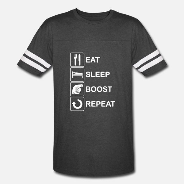 

eat sleep boost repeat t shirt men designer short sleeve size s-3xl leisure interesting humor spring autumn outfit shirt