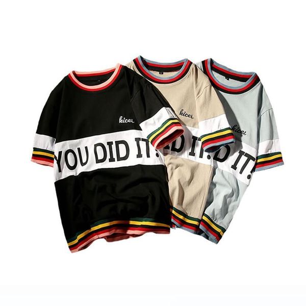 

summer mens t shirt 2020 new fashion striped t shirt mens clothing trend slim fit short sleeve casual mens tee shirt 5xl, White;black