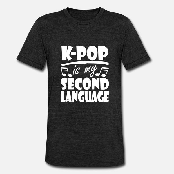 

kpop подарок для k pop lover is my second language t shirt men трикотажная майка s-xxxl тонкий известный комфортная весна осень kawaii рубаш
