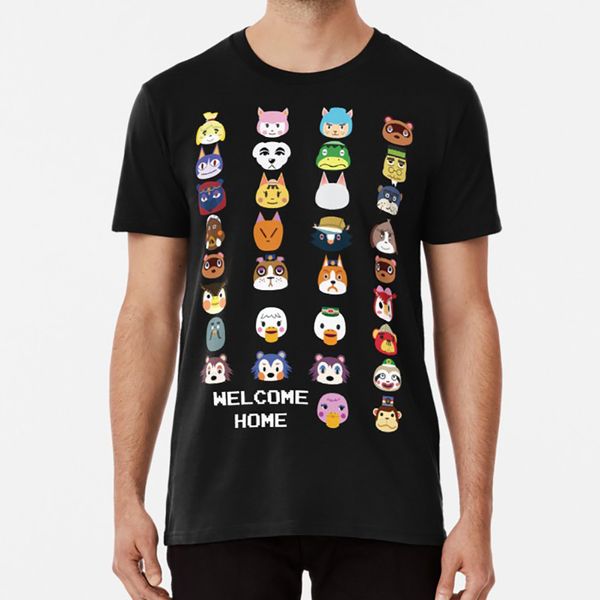 

welcome home t shirt animal crossing animal crossing new leaf acnl tom nook tortimer kk slider totakeke japan 3ds