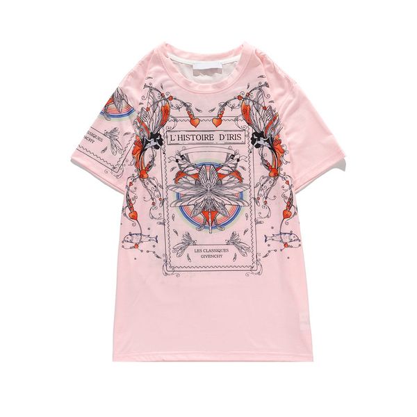 

gxxxxchy 20ss мужская с коротким рукавом dragonfly pattern мальчики top тройники повседневная печать hiphop футболки активные голый азиатски, White;black