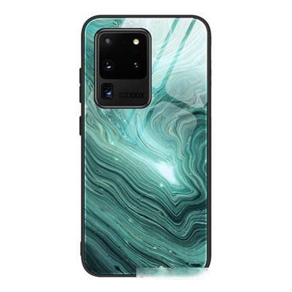 

for samsung a10s a20 a30 a50 a51 marble texture tempered glass case fashionable colorful pattern protective shell for sam a70a80a90a71
