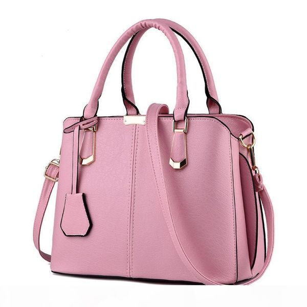 

fashion women leather handbag inclined female bow-knot shoulder bags handbags lady shopping tote messenger bag pink