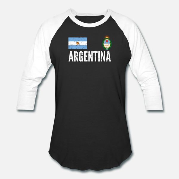 

argentina football jersey 2018 world soccer cup t shirt men character 100% cotton o neck letter graphic casual summer normal shirt