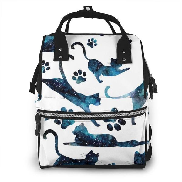 

mummy maternity nappy bag starry sky and cats large capacity nappy bag travel backpack nursing for baby care