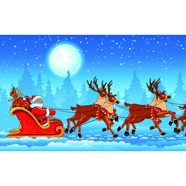 

сшитый flag доставка polyeaster 3x5 ft free сани олень дважды украшения качества санта clous рождество высокого yqpex homes2011