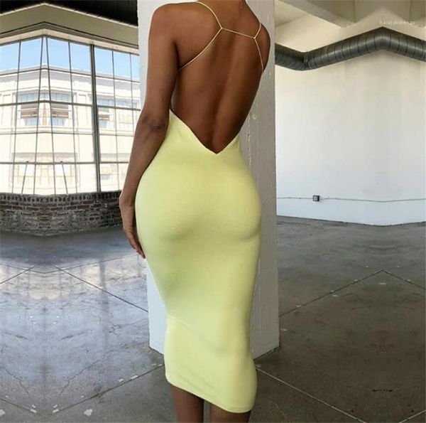 

bodycon dresses fashion spaghetti strap solid color open back dress women party club dress women, Black;gray