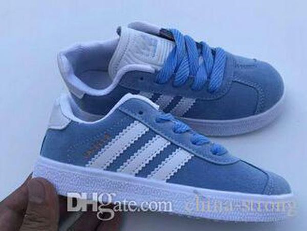 

louisy vuittonsfashion kids gazelles boys girls shoe for baby parent child children samba trainers sneaker outdoor designers children, Black