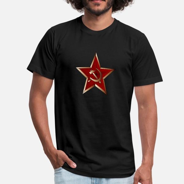 

soviet officer metal cap insignia t shirt men printing short sleeve crew neck pattern famous comfortable spring autumn kawaii shirt