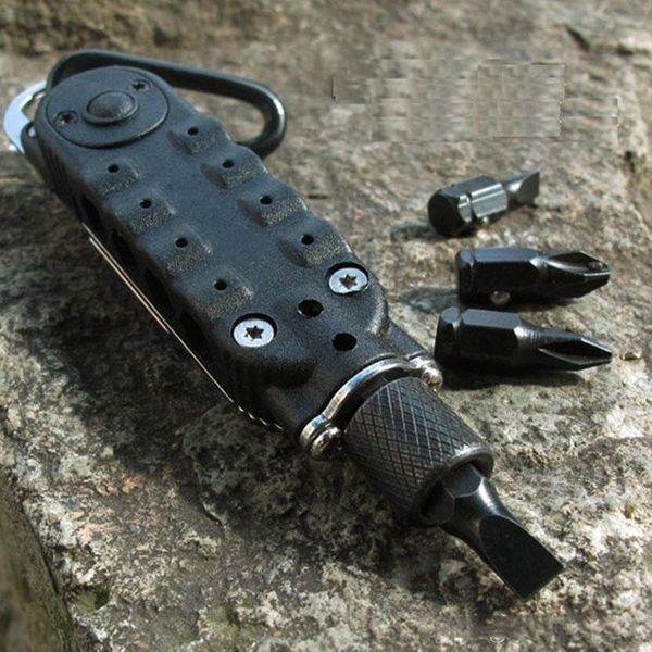 

edc magic screwdriver keychain tools mini multifunction with bottle slot led phillips pocket opener hex portable sets and light abc2007 pry