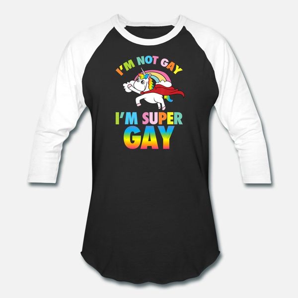

i m not gay i m super gay homosexual pride t shirt men customized short sleeve round collar male crazy breathable summer style shirt