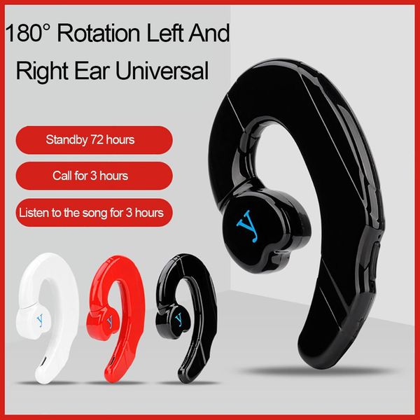 

cgjxsy -01 earbud wireless ear hook bluetooth earphones single ear bluetooth headset long standby bluetooth earbuds for iphone sumsang by ep
