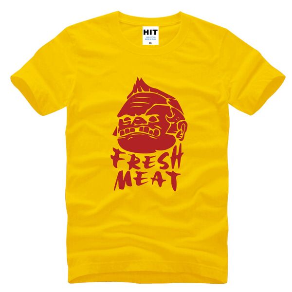 

fresh meat turret butcher pudge dota2 t shirt men t-shirt 2016 mens short sleeve cotton tshirt hombre camisetas
