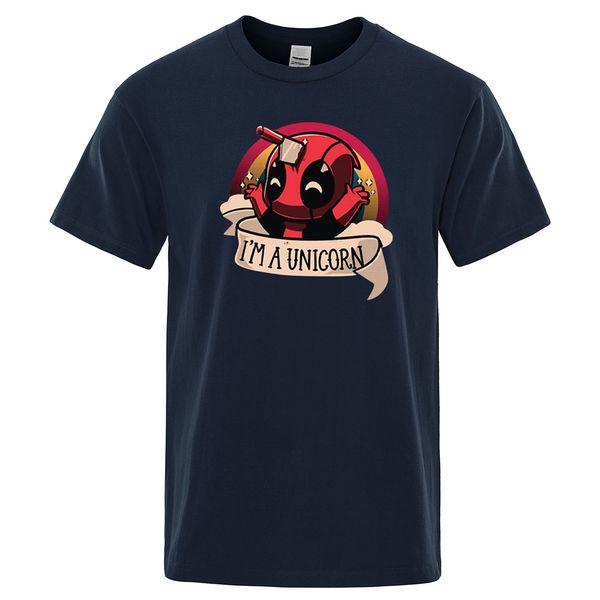 

2020 summer cotton t-shirt deadpool t shirt casual short sleeve mens cool men clothes camisetas hombre harajuku streetwear