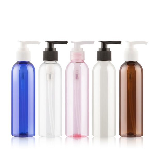 

200ml 30pcs plastic bayonet lotion pump bottles for shampoo shower gel facial cream containers refillable travel bottles