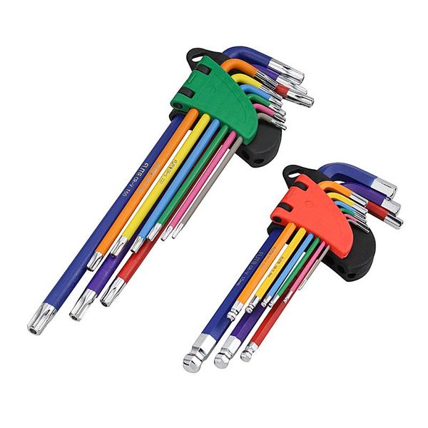 

key tools wrench hex screwdriver 9pcs hexagon star hand allen tool l ball torx kit keys end spanner type universal set jvphq