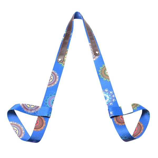 

yoga mat strap print washable comfortable portable carrier shoulder carrying belt gym tool