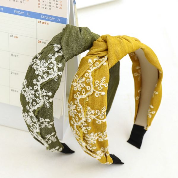 

flower lace knot hairband headband for women girls hair accessories