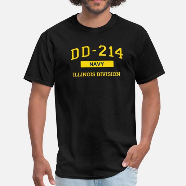 

navy veteran dd214 ilinois t shirt men create cotton plus size 3xl gents anti-wrinkle humor spring autumn letter shirt