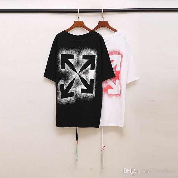 

2020 arrow monroe print mens women designer t shirts off mens fashion designer t shirts white short sleeve s-xl o09, White;black