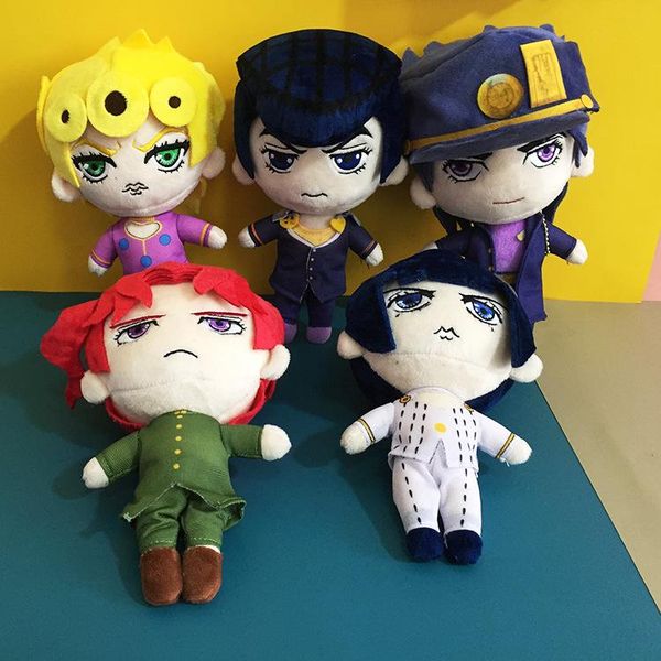 

22cm bizarre adventure amine plush toy narancia mista buccellati abbacchio fugo soft stuffed dolls fans collection gift