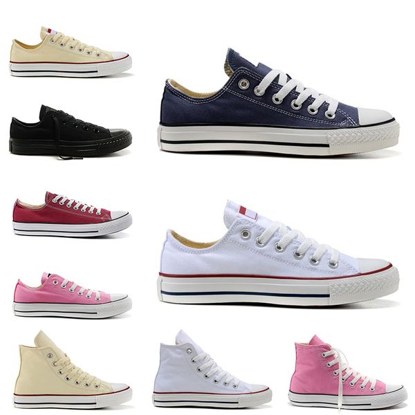 

classic canvas chaussures men women casual shoes skateboard back white beige mens trainer zapato fashion sneakers