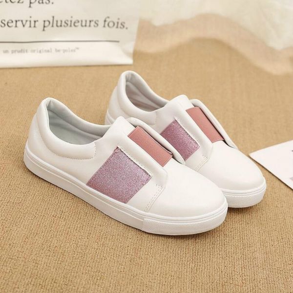 

casual shoes women flat shoes slip on ladies pu lazy loafer breathable female patchwork platform fashion women flats, Black
