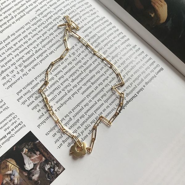 

leouerry 925 sterling silver flower choker necklaces for women minimalist handmade thick chain necklaces female festival jewelry