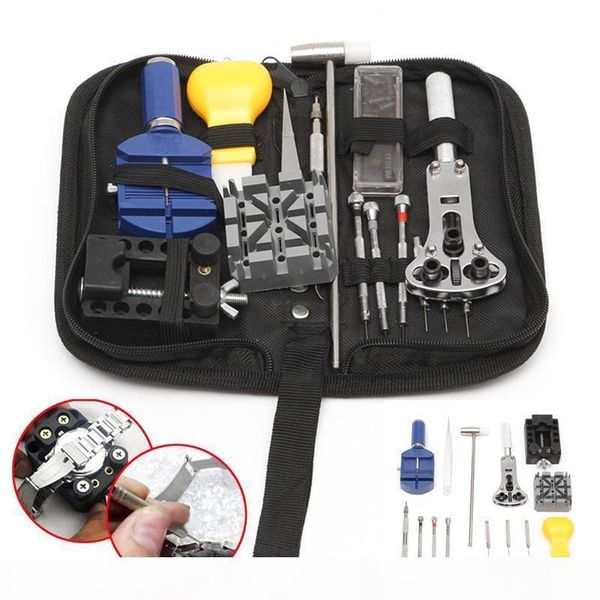 

professional 20 pcs watch repair tools kit set with case watch tools apply to general problem of watch for watchmaker