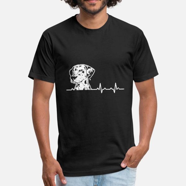 

heartbeats dalmatian heart rate t shirt men customized 100% cotton s-xxxl clothing loose funny spring autumn trend shirt
