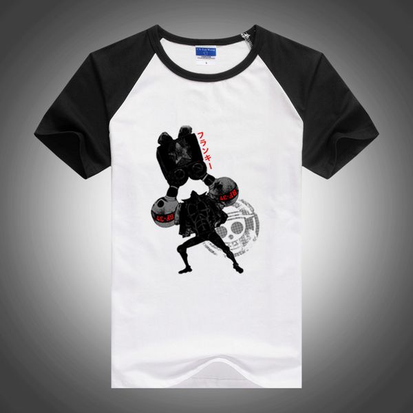 

новый короткий рукав one piece t shirt men d luffy обезьяны лето футболки хлопок аниме зоро ace law футболка негабаритные casual tee