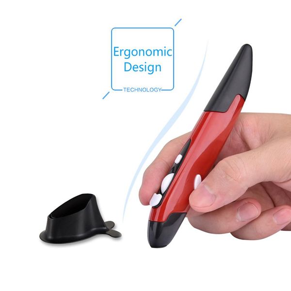 

2.4g wireless optical presenter pen mouse for tablet lappc desknew mini 2.4ghz usb mouse computer peripherals