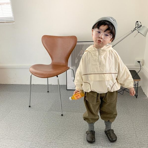 

2020 новое прибытие девочки мальчики лоскутная пальто осень хлопок полный рукав мода дети куртка 2-7 лет qv246, Blue;gray