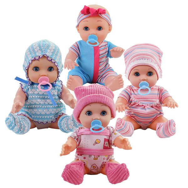 

10 inch lifelike reborn baby dolls alive fun educational toys birthday gift dolls for kids children toys baby doll toys for girl lj200827