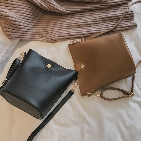 

all-match crossbody bag new simple casual simple messenger bags solid color portable small fresh woman lady bags